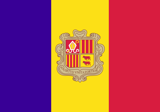 Andorra Flagge