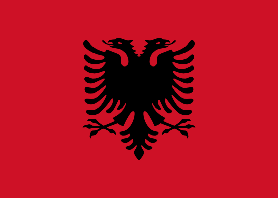 Albania Flagge