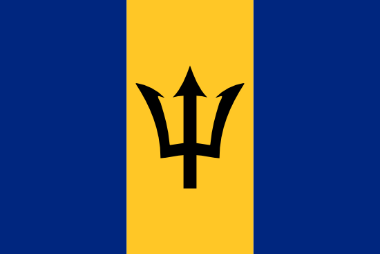Barbados Flagge
