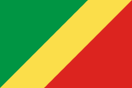Republic of the Congo Flagge
