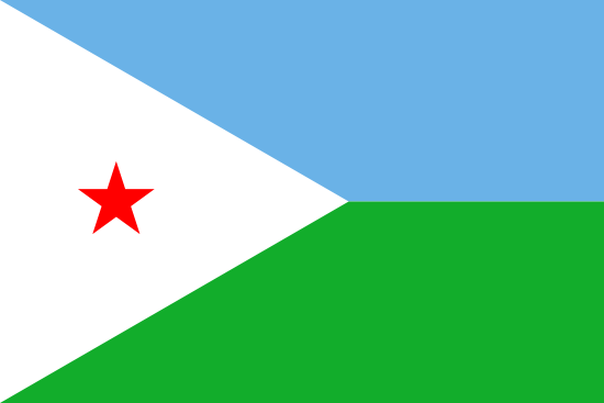 Djibouti Flagge