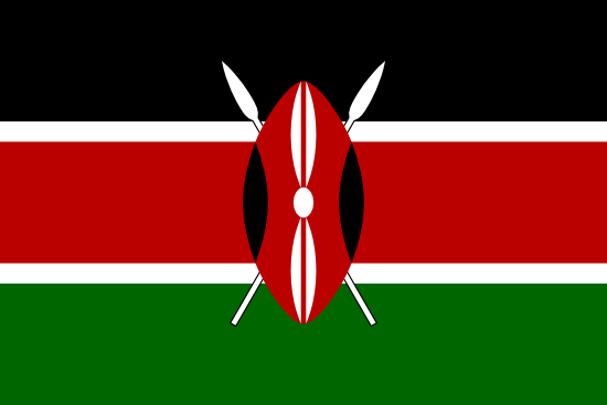 Kenya Flagge