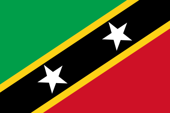 Saint Kitts and Nevis Flagge