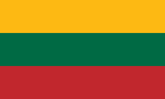 Lithuania Flagge