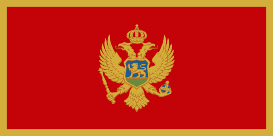 Montenegro Flagge