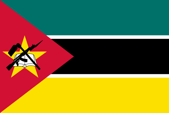 Mozambique Flagge