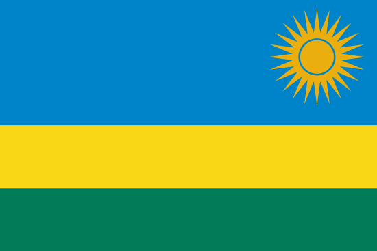Rwanda Flagge