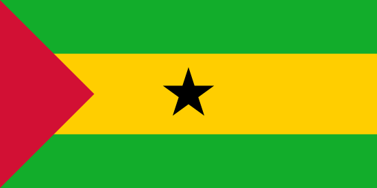 Sao Tome and Principe Flagge