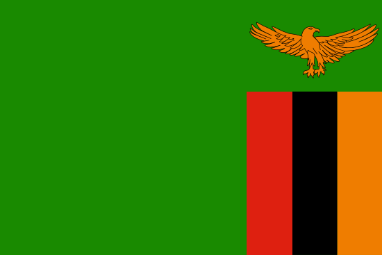 Zambia Flagge