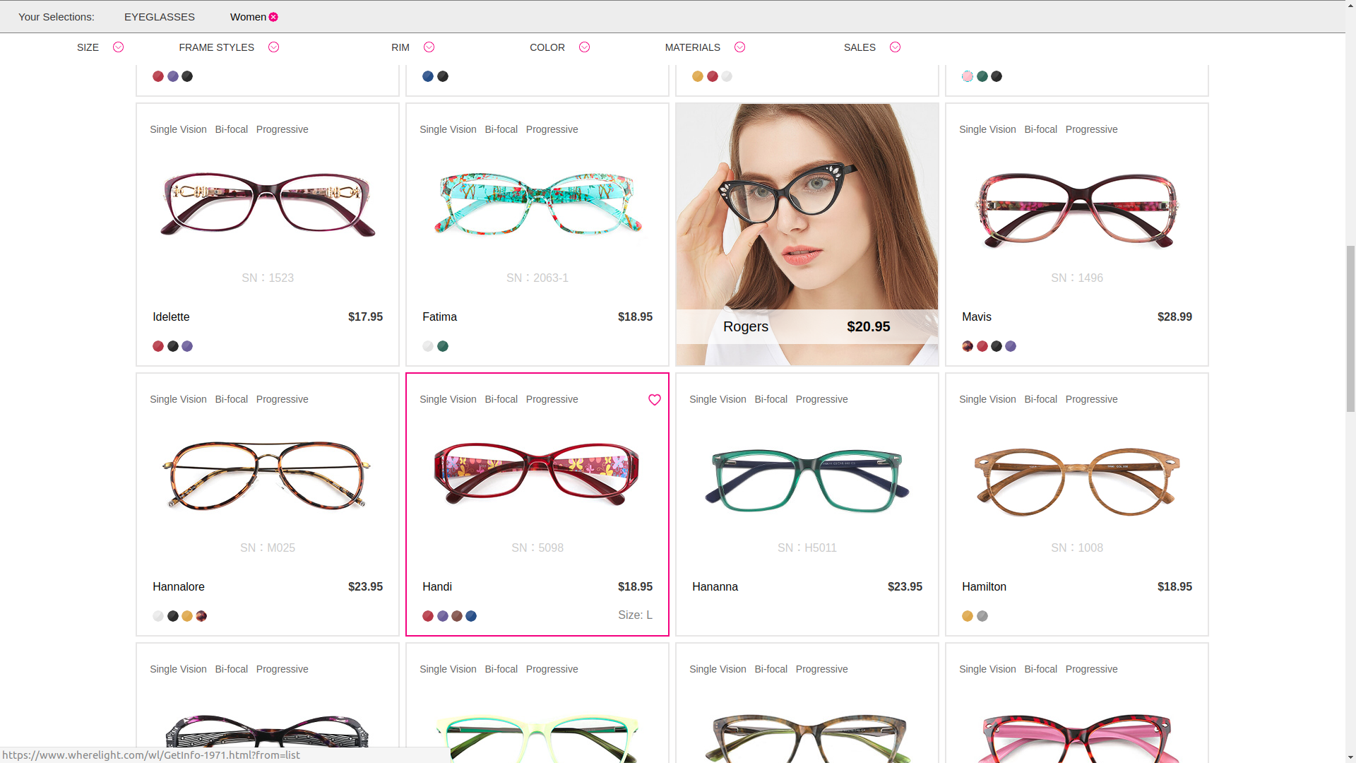 Wherelight glasses outlet